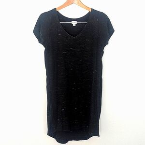 Merona Black Knit V-Neck Dress